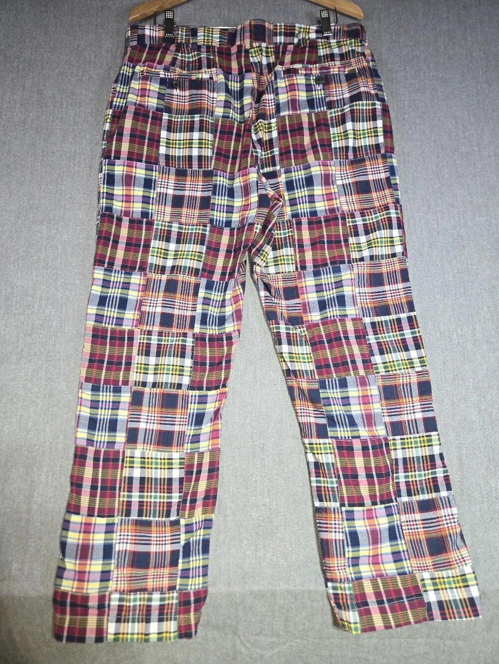 ​Brooks Brothers “346” Multicolor Patchwork Madras Pants - W38/L30